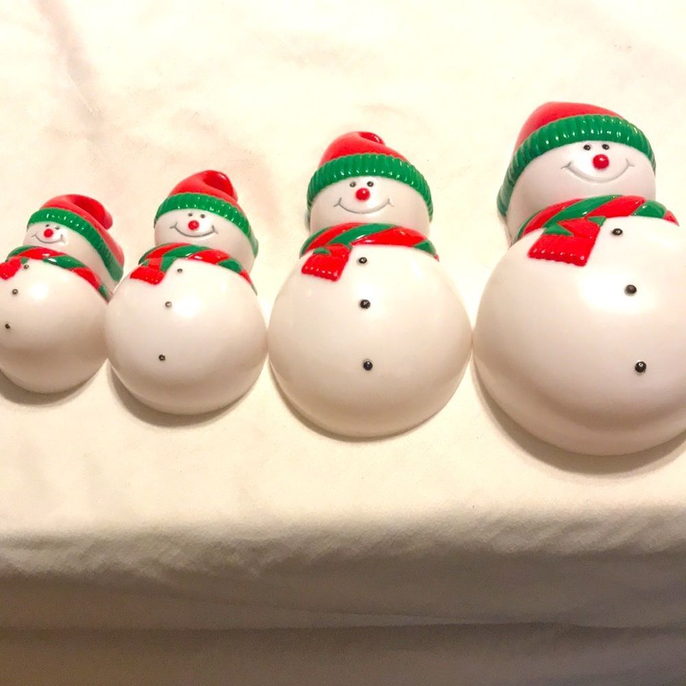 Snowmen measuring cups - Picture 2 of 5